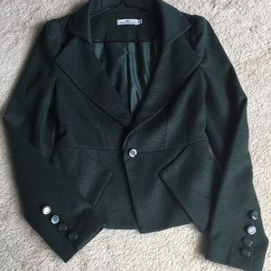 Wool blended blazer